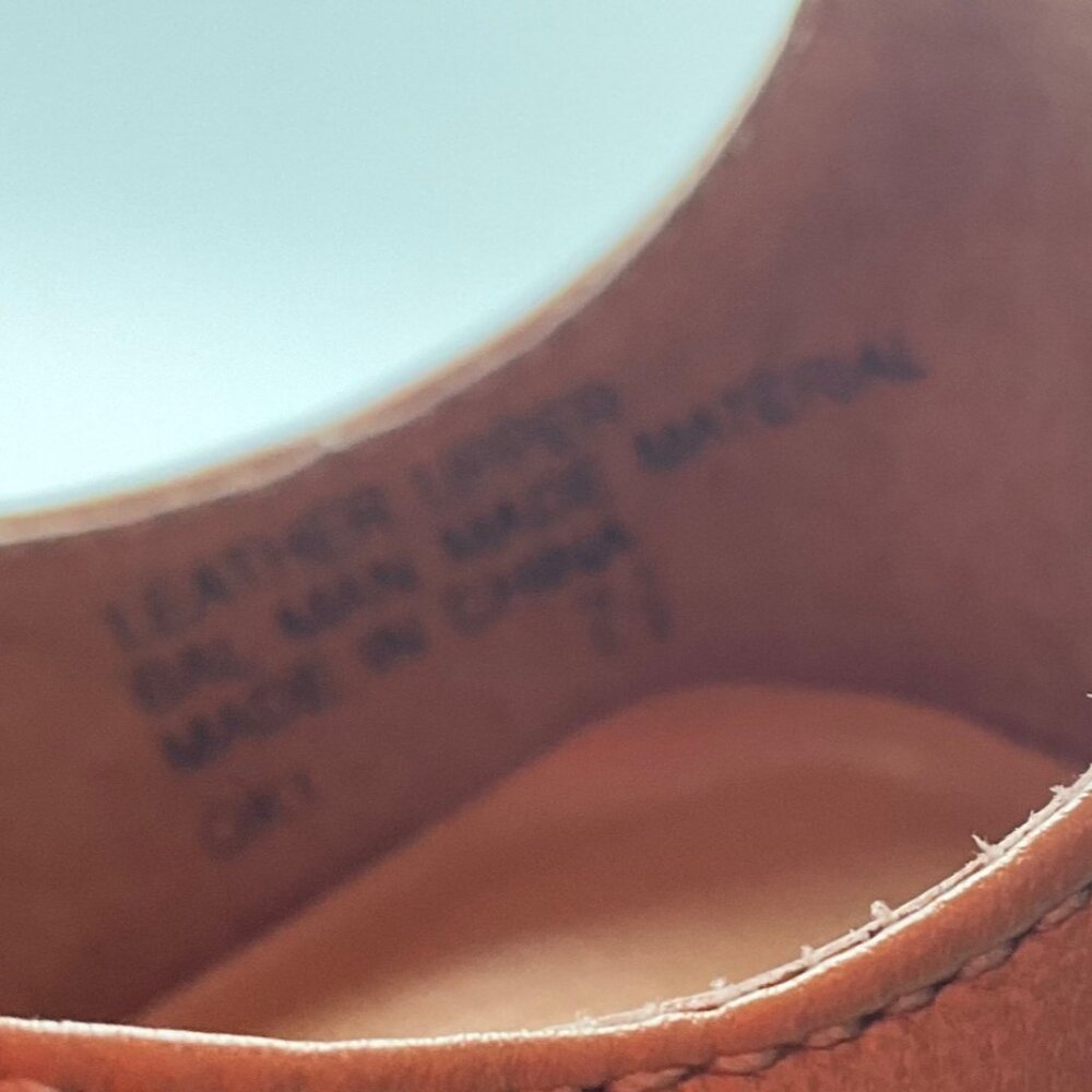 Y2K Steve Madden 7.5 Tan Leather Strappy Heels Shoes Pointed Square Toe - Picture 7 of 11